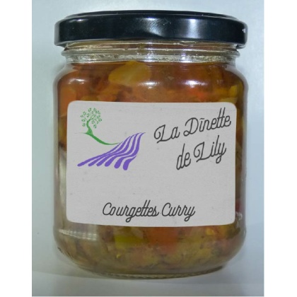 Courgettes vertes au curry