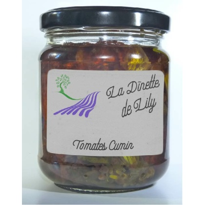 Tomates séchées au cumin